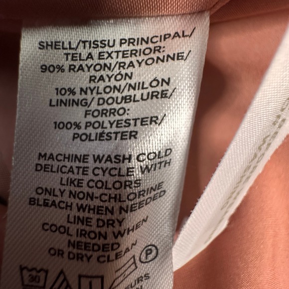 NWT LOFT PLUS Women's Salmon Blazer Jacket Size 16 BRAND NEW! 3/4 Sleeve - Picture 5 of 13